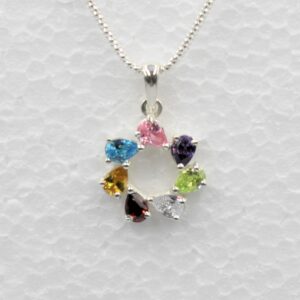 Small pinwheel pendant