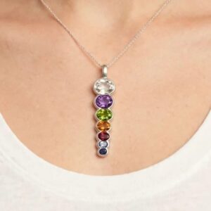 Chakra graded pendant