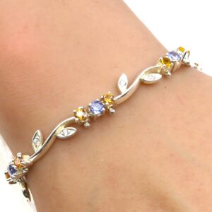 Designer floral inspired bracelet
